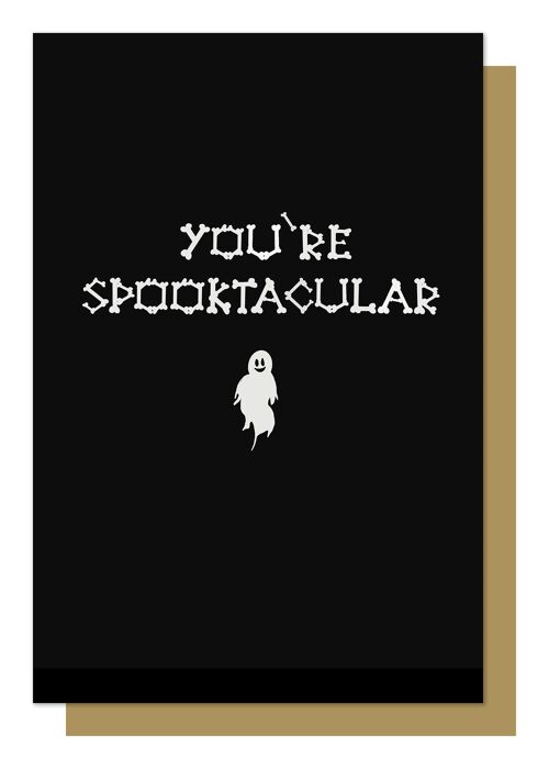 You're Spooktacular Gothic Greetings Card