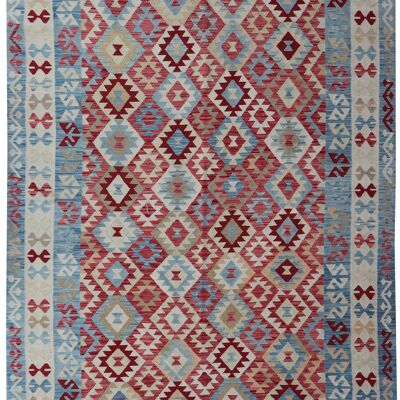 Kilim traditionnel tissé à la main fin-73981