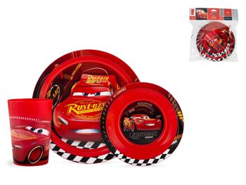 Coffret repas 3 pièces Cars 3