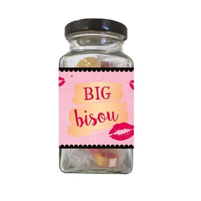 Intimité - Bonbons en verrine 90g « Big bisou »