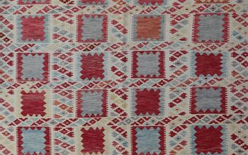 Kilim traditionnel tissé à la main fin-73993 2