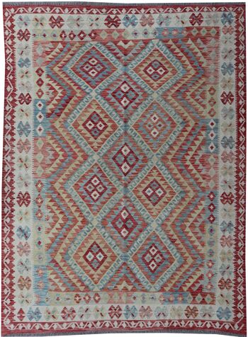 Fin Kilim traditionnel tissé à la main-74002 1