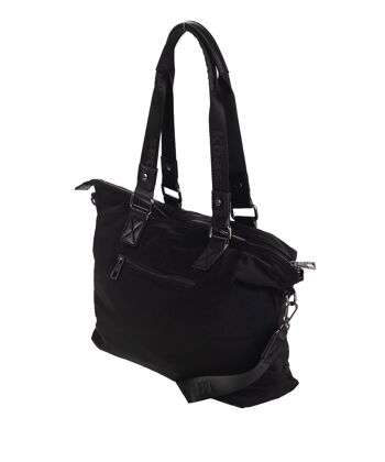 BOLSO ASAS HOMBRO NYLON NÉGRO 2