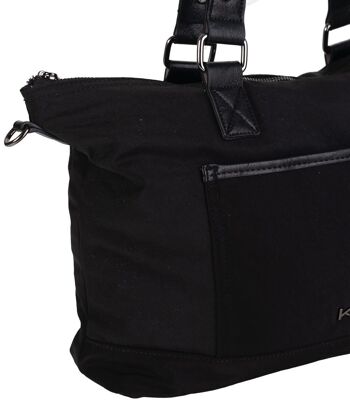 BOLSO ASAS HOMBRO NYLON NÉGRO 3