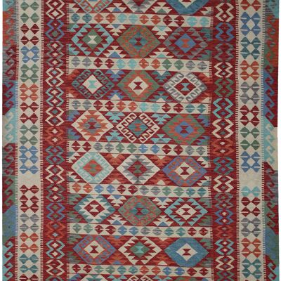 Kilim traditionnel tissé à la main fin-74494