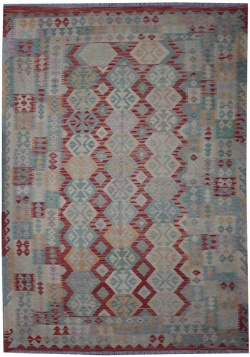 Kilim traditionnel tissé à la main fin-74497 1