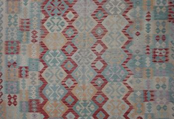 Kilim traditionnel tissé à la main fin-74497 2