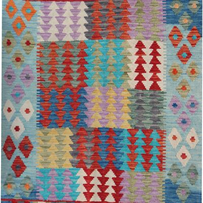 Kilim traditionnel tissé à la main fin-74646