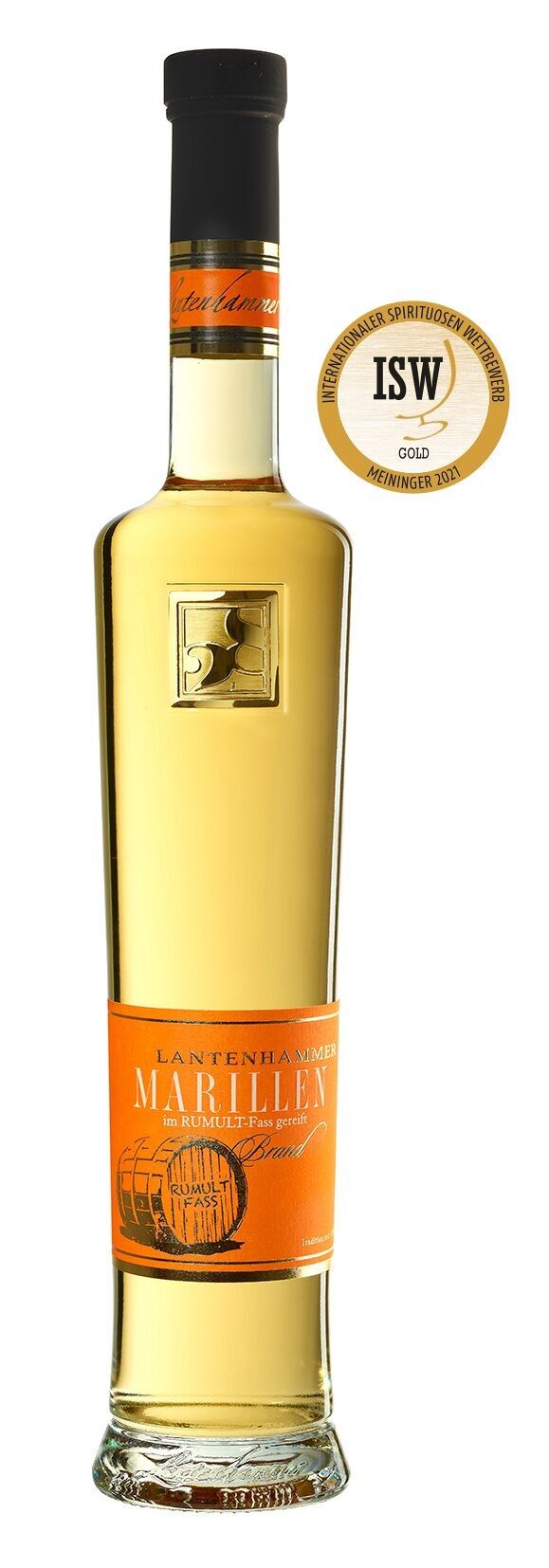 LANTENHAMMER brandy de albaricoque madurado en barrica RUMULT 42% 500 ml