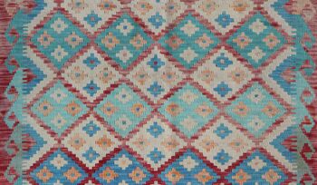 Kilim traditionnel tissé à la main fin-74662 2