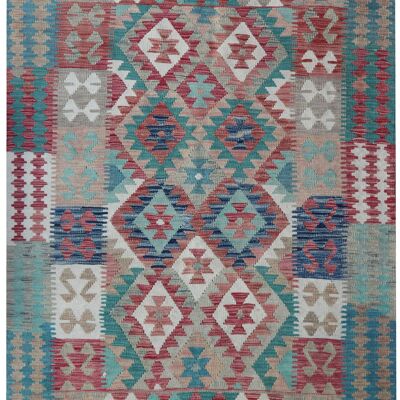 Kilim traditionnel tissé à la main fin-74663