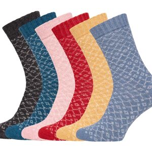 Chaussettes en laine à motif