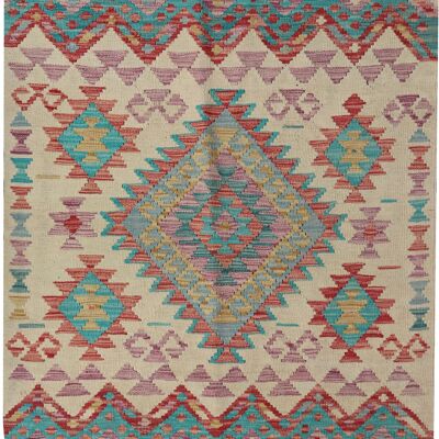 Kilim traditionnel tissé à la main fin-74694