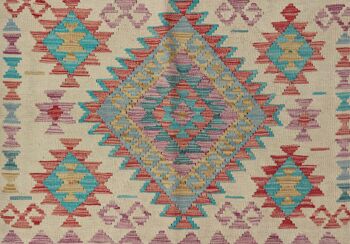 Kilim traditionnel tissé à la main fin-74694 2