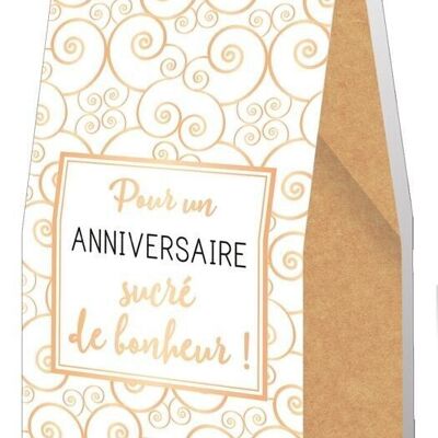 Anniversaire - Lentilles au chocolat 80g « Pour un anniversaire sucré »