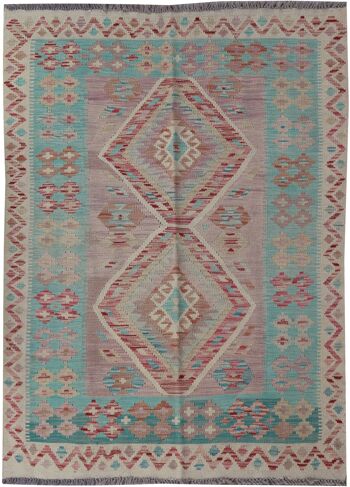 Kilim traditionnel tissé à la main fin-74736 1