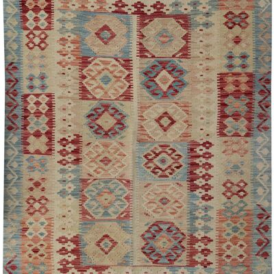 Kilim traditionnel tissé à la main fin-74739