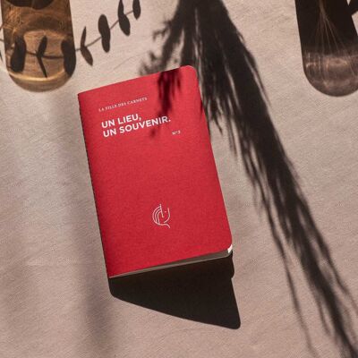Notebook ONE PLACE, ONE MEMORY - red - 72 pages