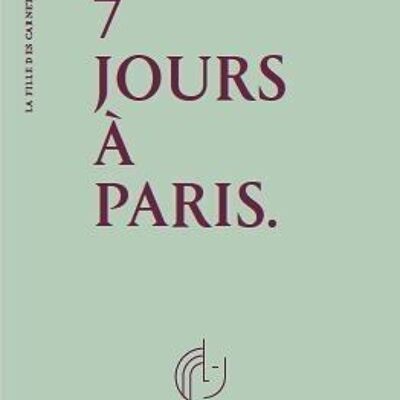 Carnet 7 JOURS À PARIS