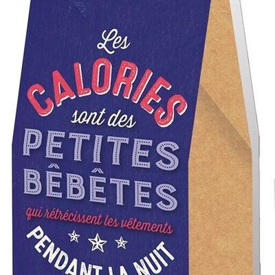 Freundschaft - Gummiherzen 70g „Kalorien sind kleine Biester“