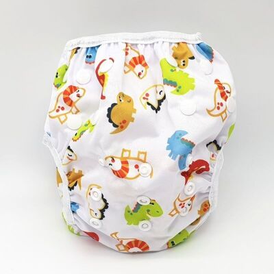 Couche maillot de bain - petits dinosaures