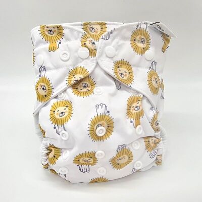 Cloth diaper "quick drying", scalable size - Te1 - Lion