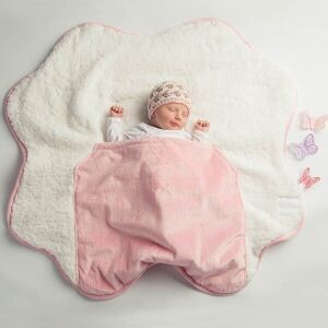 Nid d'ange bio imperméable et chaud, universel : voiture, cosy, poussette.. - Rose-