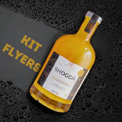 SHOGGA FLYERS KIT - Boost your sales 🚀✨ Concentrated ginger/lemon/turmeric juice - organic and artisanal - born in Franche-Comté