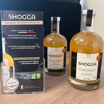 KIT FLYERS SHOGGA - Boostez vos ventes 🚀✨ Jus de gingembre concentré/citron/curcuma- bio et artisanale - born in Franche-Comté 2