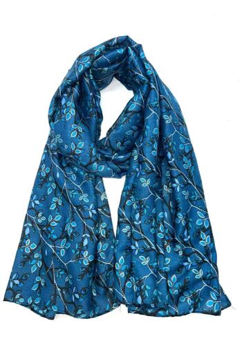 foulard motifs feuille d'arbre 18