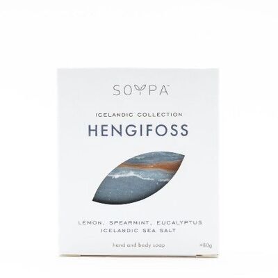 Hengifoss-Seife I Zitrone, grüne Minze, Eukalyptus