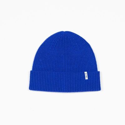 Lambswool hat Blue