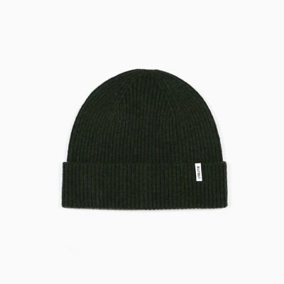 Khaki Lambswool Beanie