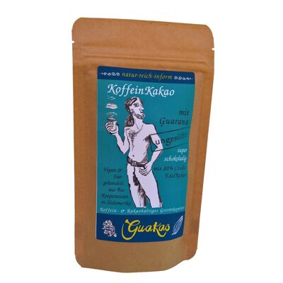 GuaKao - the caffeine cocoa with guarana, unsweetened, extra chocolaty