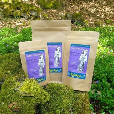 KolaKao - Cacao à la caféine, noix de cola et guarana, boisson en poudre à la caféine et au cacao, légèrement sucrée, bio et végétalienne