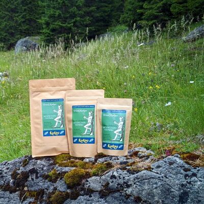 Cacao da bere extra cioccolatoso con il 65% di cacao fine, polvere per bevanda contenente cacao, delicatamente dolcificata, biologica e vegana