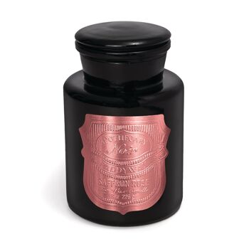 Bougie Apothicaire Noir 8 oz./226g - Rose Safran 2