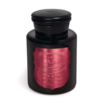 Apothecary Noir Candle 8 oz./226g - Linen & Orris