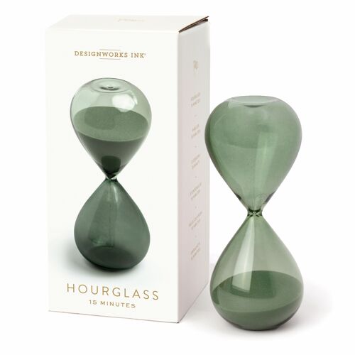 Hourglass (15 Min) Boxed - Evergreen