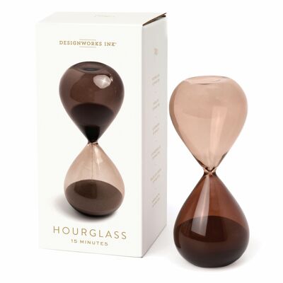 Hourglass (15 Min) Boxed - Smoky Quartz