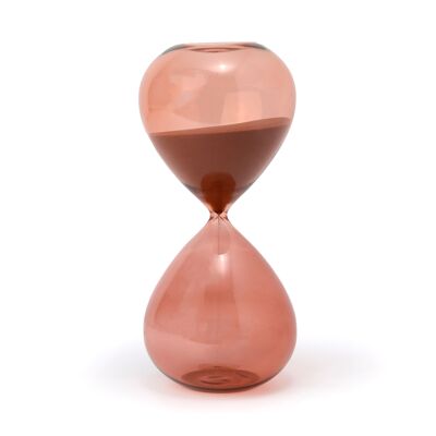 Reloj de arena (1 hora) en caja - Terracota Ombre