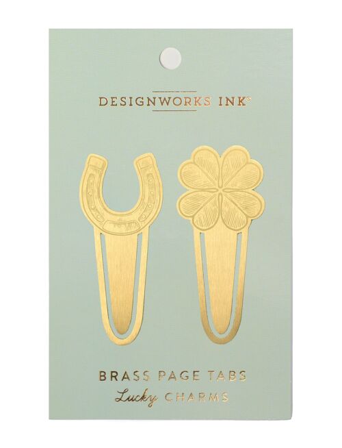 Brass Page Tabs - Lucky Charms