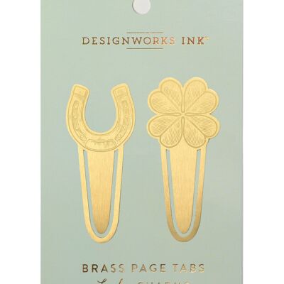 Brass Page Tabs - Lucky Charms