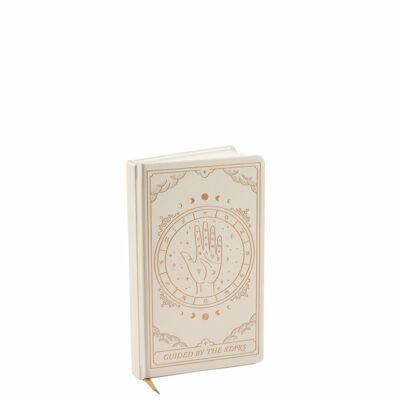 Cuaderno de tapa dura Bookcloth - Blanco roto - Zodíaco, guiado por las estrellas