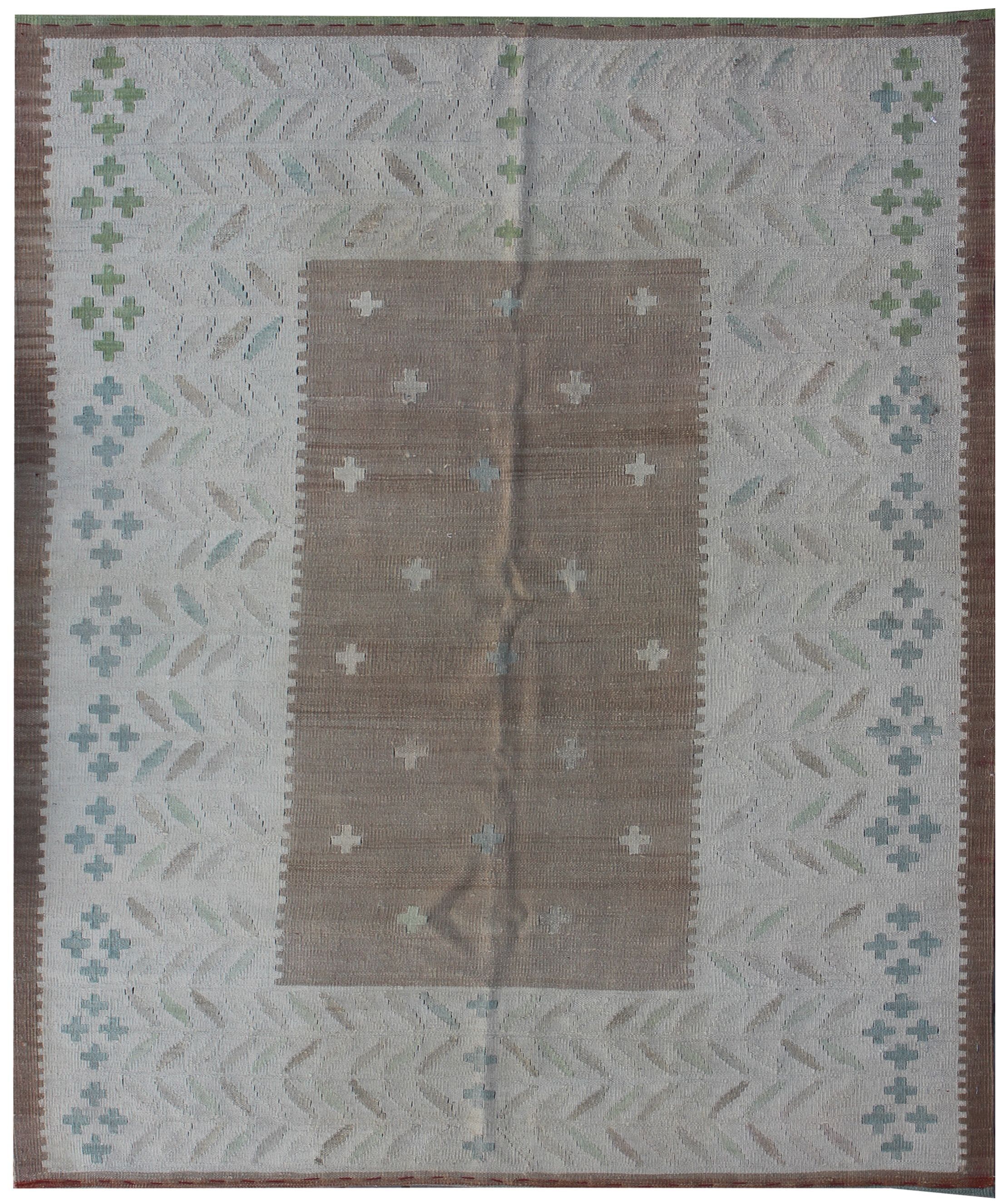 Fine Handwoven Modern Kilim-71602