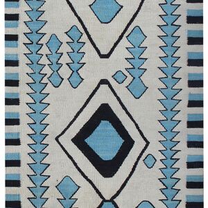 Kilim moderne tissé à la main fin-71606