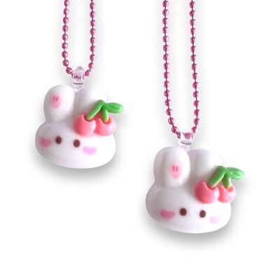 Collar de conejito con lazo de cereza Kawaii Pop Cutie