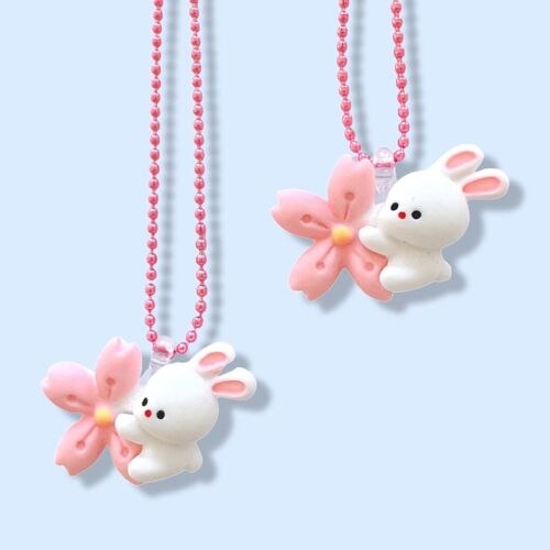 Pop Cutie Sakura Bunny  Kids Necklace