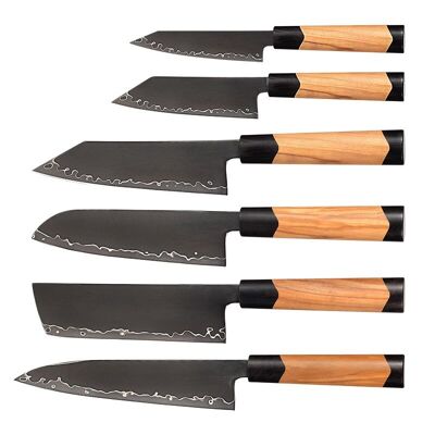 Komplettes Messerset (6 Teile) - TOSA-Kollektion