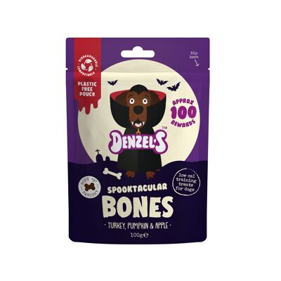 Huesos espeluznantes de Halloween 100 g (caja de 10)